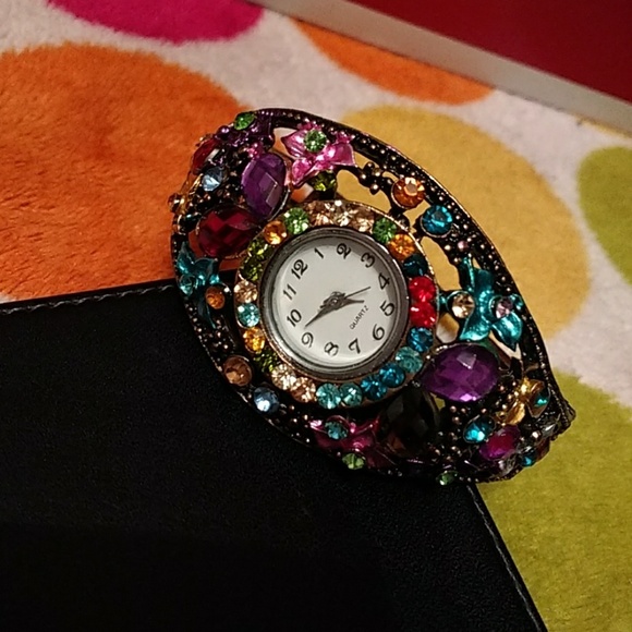 New Beautiful multi colors bangle watches/bangle main image 8